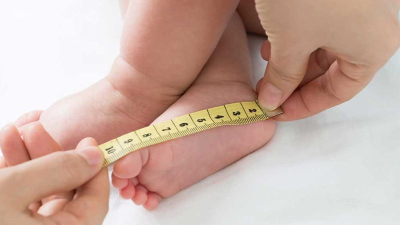 Как определить размер обуви у младенца